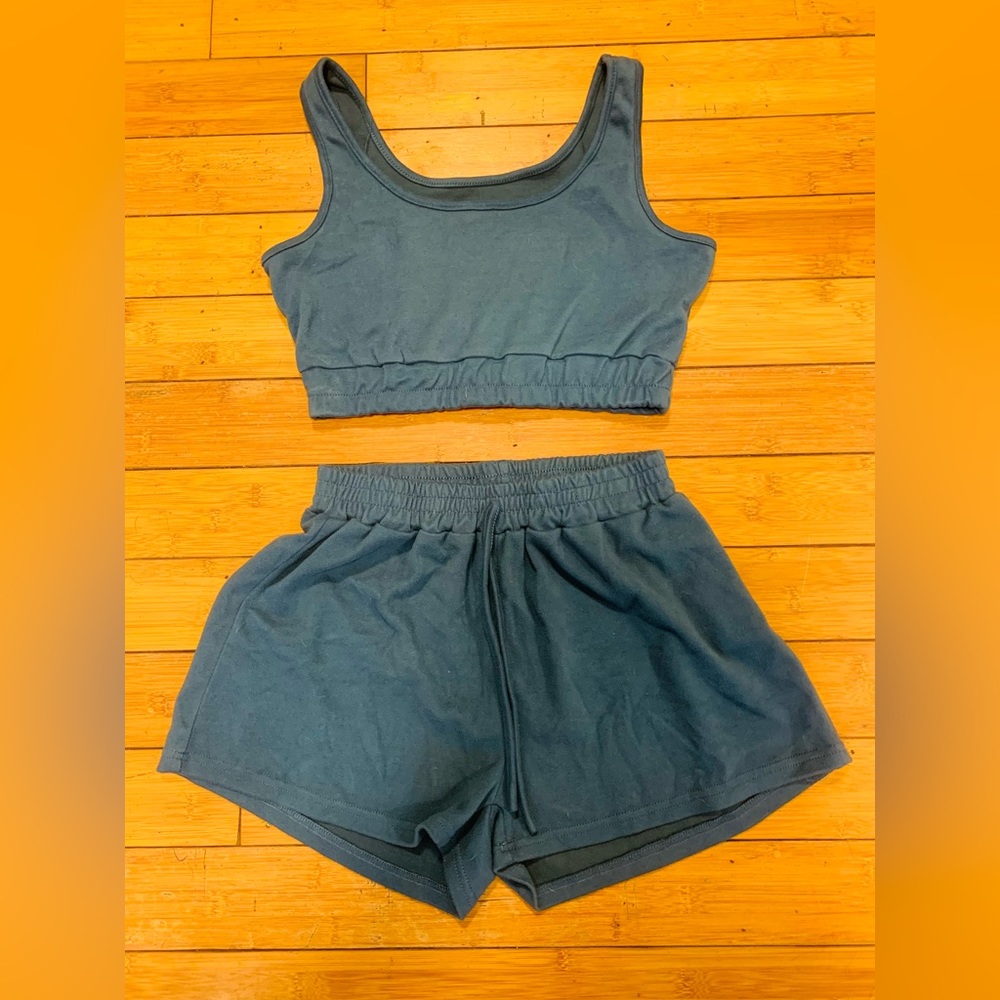 Navy Blue Cotton Set